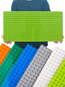一个大号16*32和16*16积木底座，用于DIY积木墙玩具，适合室内玩耍（图片仅供参考，以实际物品为准）房间装饰