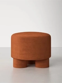 OTTOMAN, NEIL FOOTREST - Burnt Orange - View 1