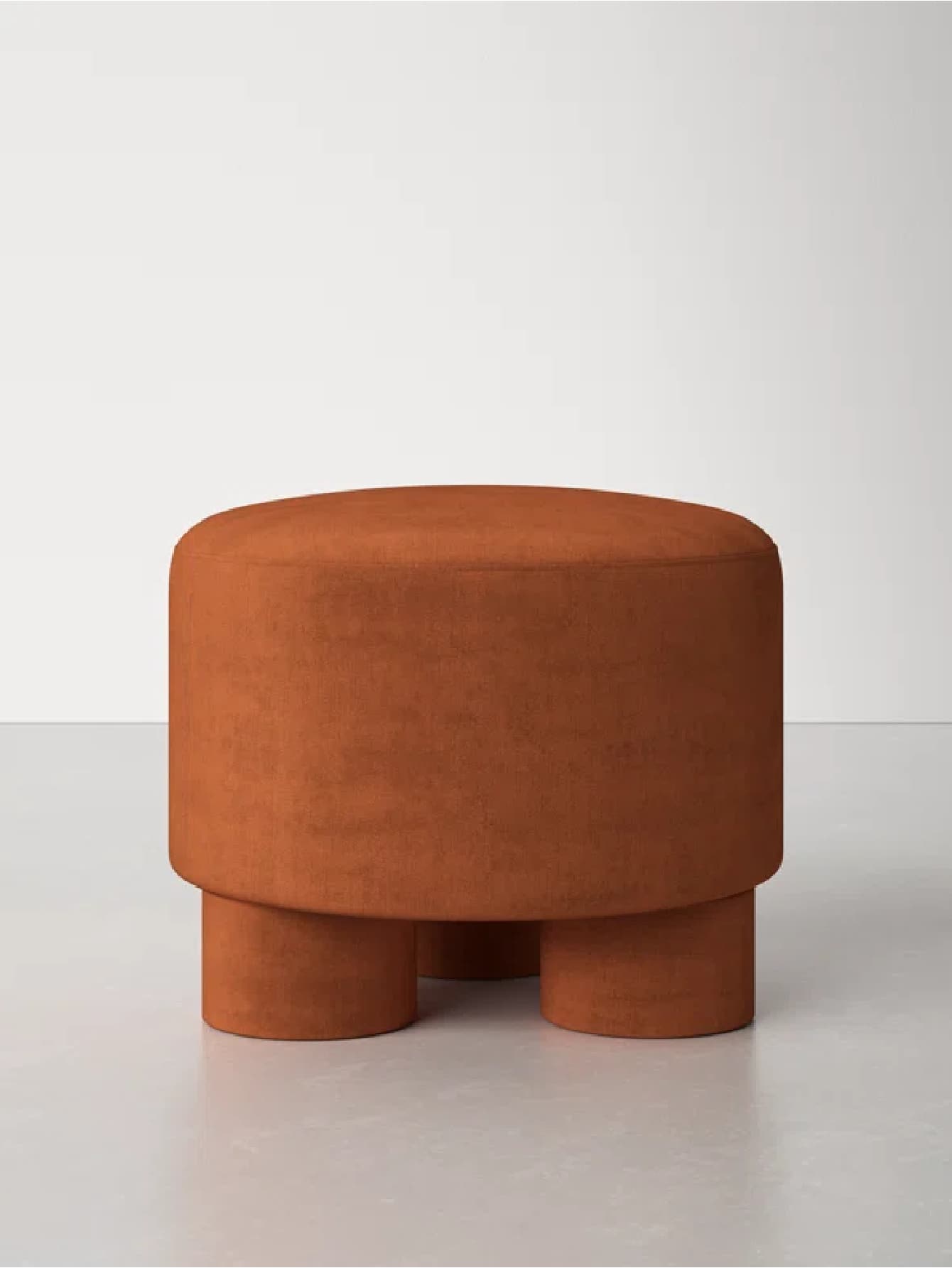 OTTOMAN, NEIL FOOTREST - Burnt Orange - View 1