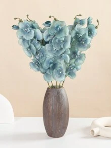 1 peça de flores artificiais de orquídea borboleta, buquês de seda, plantas falsas, decoração de quarto, decoração de outono, centro de mesa, presentes para o Dia dos Namorados, decorações para festas de aniversário, cestas de flores para casamento, noiva segurando flores, móveis para casa, salas de jantar, quartos, peitoris de janela, vasos, decorações, decorações de ano novo, jardins ao ar livre, início da temporada escolar, dia dos namorados, presente - Multicolorido - Ver 11