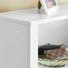 Haotian FSR87-W White Shoe Cabinet 2 Drawer Shoe Rack Storage Organizer Unit - Nhiều màu - Xem 4