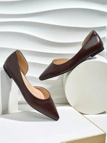 Fall/Winter New Fashion Pointed Toe Flat Slip-On Casual Women Shoes