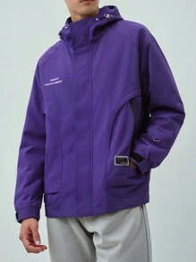 Chaqueta deportiva estilo novio para hombres, sudadera con capucha y cremallera casual, adecuada para actividades casuales diarias al aire libre y el trabajo