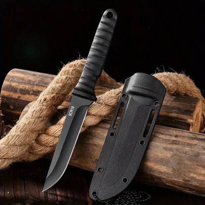 1pc High Hardness Sharp Knife, Multi-Purpose Knife, Portable Fruit Knife, Barbecue Camping Knife
