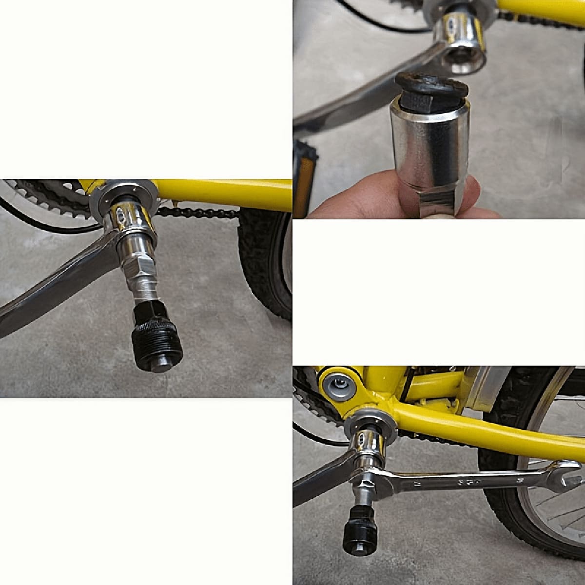9pcs/6pcs/3pcs Mountain Bike Repair Tool Kit - Multi-Function 3-In-1 Tool Set With Sturdy Rear Hook Wrench, Long Middle Axle And Small Gear Chain Disassembly, Convenient For Effective Maintenance And Repair - Multicolor - View 1