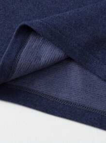 2 件套男士时尚秋季内衣套装，冬季保暖针织打底衫