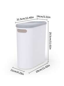 1pc Bathroom Trash Can, Home Creative Crevice Garbage Bin, Pedal Lid Garbage Can, Minimalist Waste Paper Basket, Large Capacity Trash Bin, Household Essential, Cleaning Supplies Home Bathroom Decor Bathroom Organizer Fall Decor Back To School