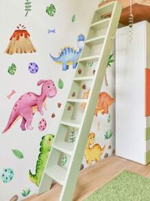 Pegatina de pared con estampado de coche para niños, pegatinas, vinilos decorativos para la decoración del hogar, artículos de decoración de primavera para renovar tu hogar, pegatinas de decoración de ramas - Multicolor - Ver 15
