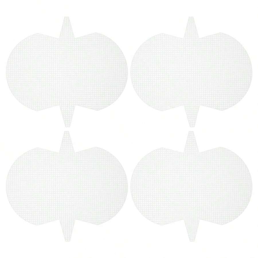 4 Pcs Cross Stitch Grid Board Mesh Plastic Canvas Kit Bag Making DIY