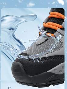 Teens' Warm Thermal Lined Outdoor Hiking Boots, Anti-Slip Snow Boots