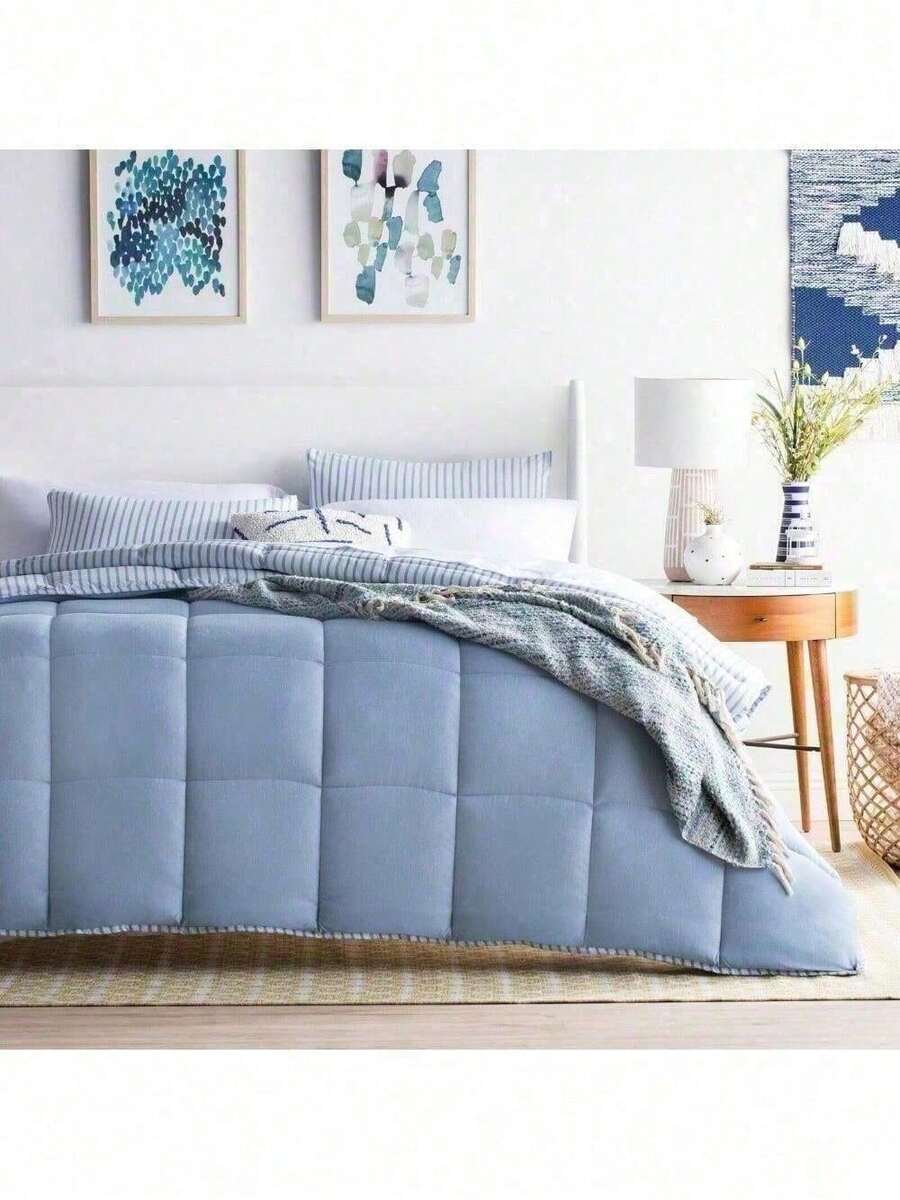 Linenspa Comforter Duvet Insert, Down Alternative, Box Stitched