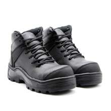 Bota Seguridad Industrial Trabajo Casquillo Calzado Hombre - Negro - Ver 2