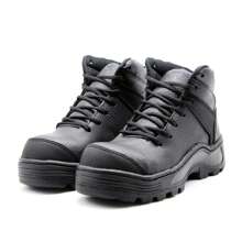 Bota Seguridad Industrial Trabajo Casquillo Calzado Hombre - Negro - Ver 4