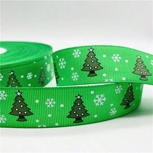 1pc 2yards 25mm Ruy băng trang trí Giáng sinh in Ruy băng Polyester Giáng sinh cho thiết kế thủ công - Chọn màu sắc - Xem 6