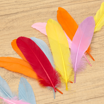 30-300pcs/Set Goose Down Feather Soft Decor For Fascinator Headwear, Party, Festival, Stage Performance Accessories, Handmade DIY Craft