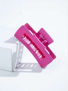 1 Máy Tính Nữ Thiết Kế Hình Chữ Nhật Rỗng Ra Vuốt Tóc Thời Trang Để Trang Trí Tóc Thông Thường - Đỏ - Xem 13