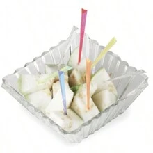 500 chiếc nĩa hình tam giác hình nón nhiều màu sắc dùng một lần bằng nhựa xiên trái cây dùng làm bánh ngọt nĩa cắm trái cây nĩa hình tam giác - Nhiều màu - Xem 1