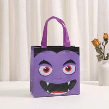 2pcs/5pcs/6pcs/12pcs Reusable Non-Woven Halloween Gift Bags With Handles, Suitable For Party, Gifts, Halloween Trick Or Treat, Day Of The Dead, Halloween Decor, Random Colors And Styles - Multicolor - View 13