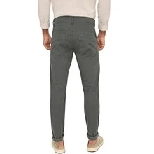 Scaraboto Men's Tailored Formal Pants, Slim-Fit Chino, Various Colors, Premium Line - màu xanh lá - Xem 4