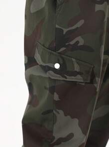New Thick Velvet Loose Casual Fashion Camouflage Cargo Pants For Men
