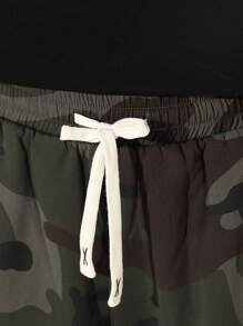 New Thick Velvet Loose Casual Fashion Camouflage Cargo Pants For Men