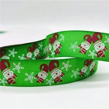 1pc 2yards 25mm Ruy băng trang trí Giáng sinh in Ruy băng Polyester Giáng sinh cho thiết kế thủ công - Chọn màu sắc - Xem 30
