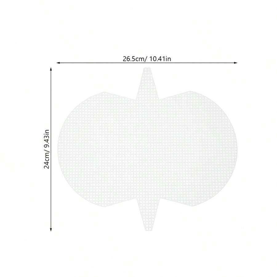 4 Pcs Cross Stitch Grid Board Mesh Plastic Canvas Kit Bag Making DIY