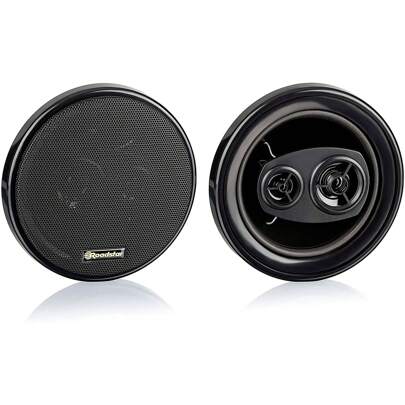  Autoluidsprekers 16cm, Coaxiaal, 3-weg audio, ✅ Verzendingen 24/48u ✅ 16cm, 2 luidsprekers, PMPO 80W, 89 dB, 80-20000Hz, Roadstar, PS-1635, Zwart