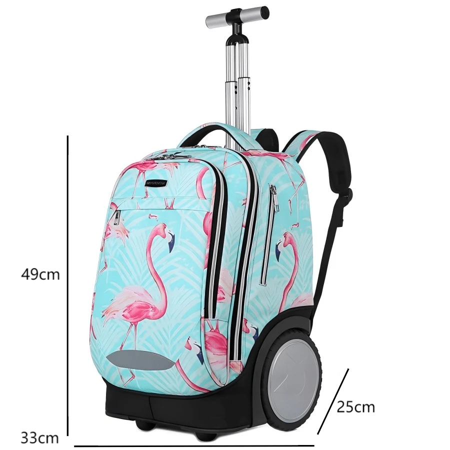 1pc Rolling Luggage Bag Travel Trolley Suitcase With Wheels, Large