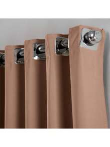 Blackout Curtain Without Voile - Various Sizes - HAZELNUT - View 3