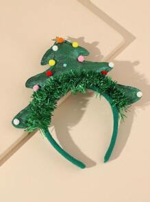 1 Băng đô cài tóc hình ngôi sao và cây thông Noel đính sequin cho trẻ em dùng để trang trí tiệc Giáng sinh - Nhiều màu - Xem 11