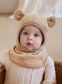 1 st baby/småbarn/barn tecknat djur plysch varm huva mössa, vardagsstil