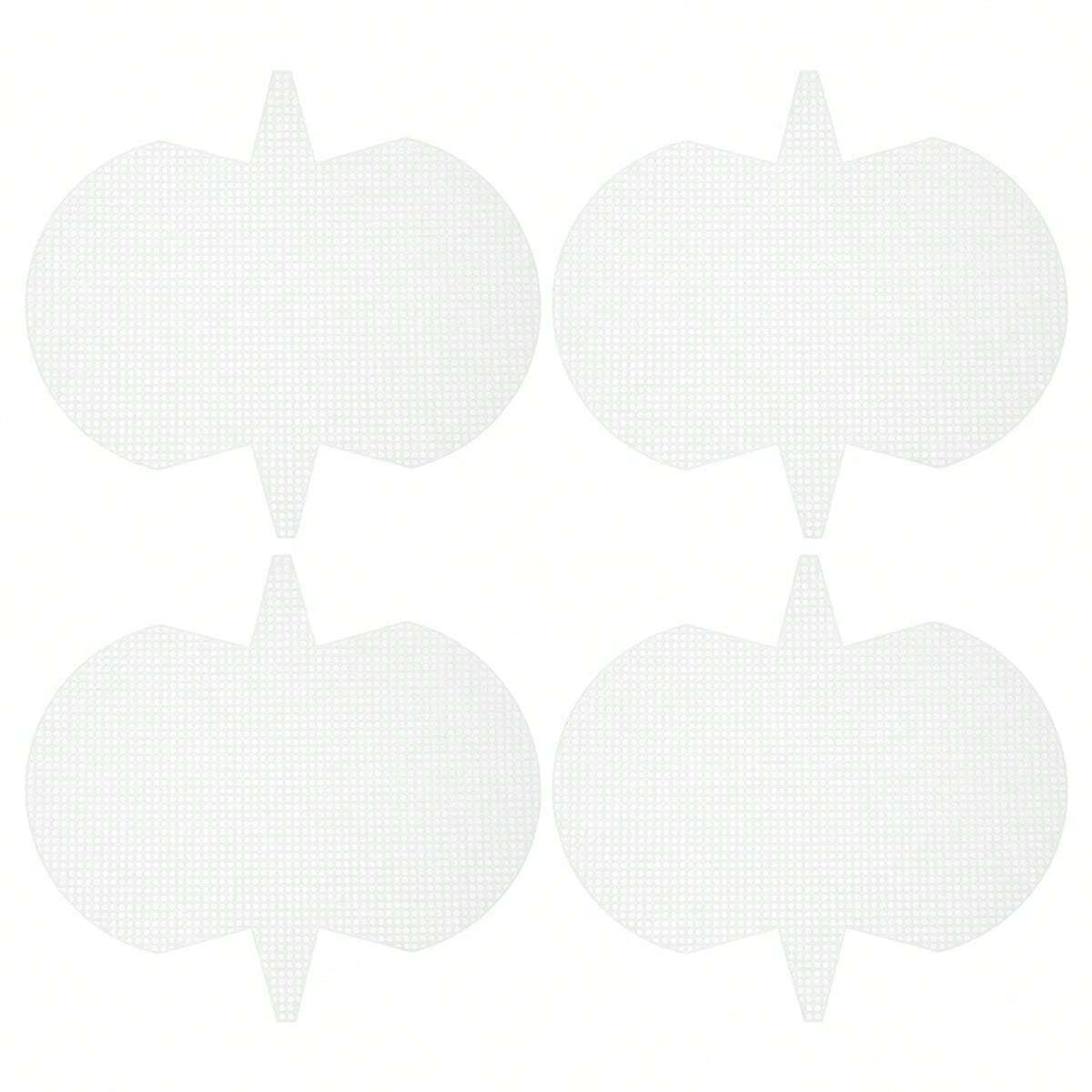 4 Pcs Cross Stitch Grid Board Mesh Plastic Canvas Kit Bag Making DIY