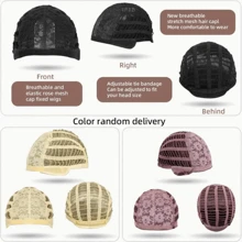 Krótki Syntetyczny Włókno Peruka Dla kobiet , Puszyste I Realistyczny , Stopniowy Blond Peruka prosta - Złoto - Zobacz 6