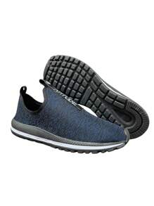 Lightweight And Comfortable Casual Sports Sneakers For Men And Women, New Release - Màu xanh lam - Xem 5
