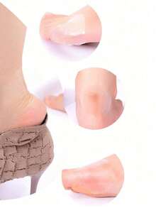 40 件装凝胶足跟保护垫、粘性吸塑垫，用于足跟衬垫、鞋贴、止痛和足部护理垫 - 彩色 - 查看 6