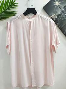 Men Shirts - Pink - View 1