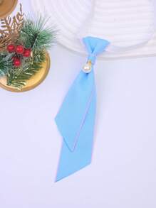 Un nœud papillon élégant et décontracté orné de perles, fait à la main, un accessoire pour le cou convenant aux cols de chemises et de costumes, et pouvant être assorti à des tenues de soirée et de bureau - Multicolore - Voir 6