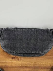 Women Fashion Solid Color Versatile Casual Fanny Pack - Baby Blue - View 5