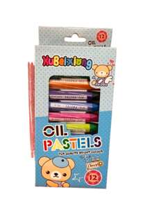 Giz Pastel Oleoso Com 8/12/18/24 Cores Pentel Lápis de Cera Oil Pastel