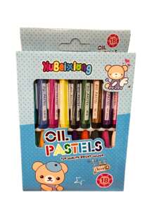 Giz Pastel Oleoso Com 8/12/18/24 Cores Pentel Lápis de Cera Oil Pastel