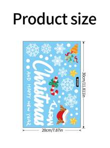 Static Cling Christmas Decorations, Window Glass Stickers, Christmas Stickers For Windows  Christmas Decor  Home Decor Room Decor - Multicolor - View 13