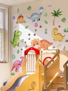 Pegatina de pared con estampado de coche para niños, pegatinas, vinilos decorativos para la decoración del hogar, artículos de decoración de primavera para renovar tu hogar, pegatinas de decoración de ramas - Multicolor - Ver 11