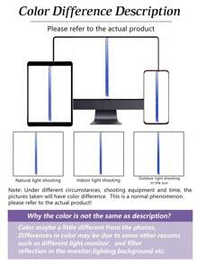 1 Piece Of Shiny Glitter Hair Extensions For Women Hippie Weave Headdress Hair Weaving Tool Length 100 Cm - Multicolor - View 10