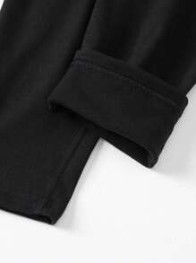 2pcs Men's Thermal Underwear Set, Fashion Casual Base Layer, Autumn/Winter - Black - View 5