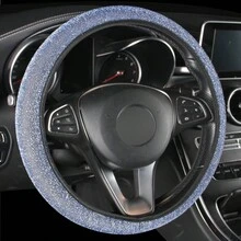 布艺闪光通用汽车方向盘套（无内圈） - 均碼 - 查看 7
