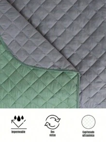DECO HOGAR Elegant Chair Protector Various Models - 橄欖綠 - 查看 3