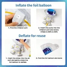 全新外太空主题气球花环弧形套件，带 5/10/12 英寸蓝色、绿色、紫色、粉色金属银色和火箭宇航员星球加厚铝箔乳胶气球，适用于 1 岁、3 岁、4 岁、5 岁生日快乐派对装饰用品，圣诞节 - 卡其色 - 查看 4