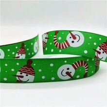 1pc 2yards 25mm Ruy băng trang trí Giáng sinh in Ruy băng Polyester Giáng sinh cho thiết kế thủ công - Chọn màu sắc - Xem 29