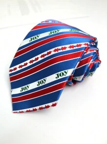 1pc Casual Striped Polyester Necktie, Suitable For Business And Street Wear, All Season - Multicolor - View 10